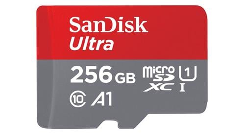 SanDisk Ultra microSDXC 256GB UHS-I U1 + SD adaptér