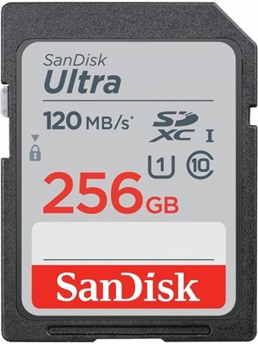 SanDisk Ultra SDXC Card 256 GB 120 MB/s C10 UHS-I