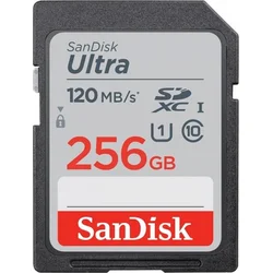 SanDisk Ultra SDXC Card 256 GB 120 MB/s C10 UHS-I
