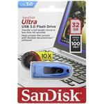 SanDisk Ultra USB 3.0 32 GB modrá