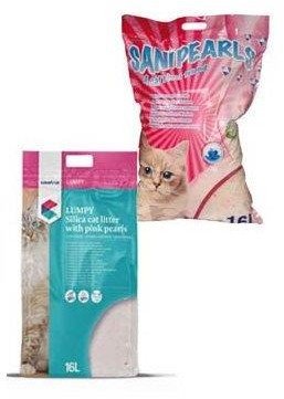 Sanipearls LUMPY 16l podstielka pre mačky