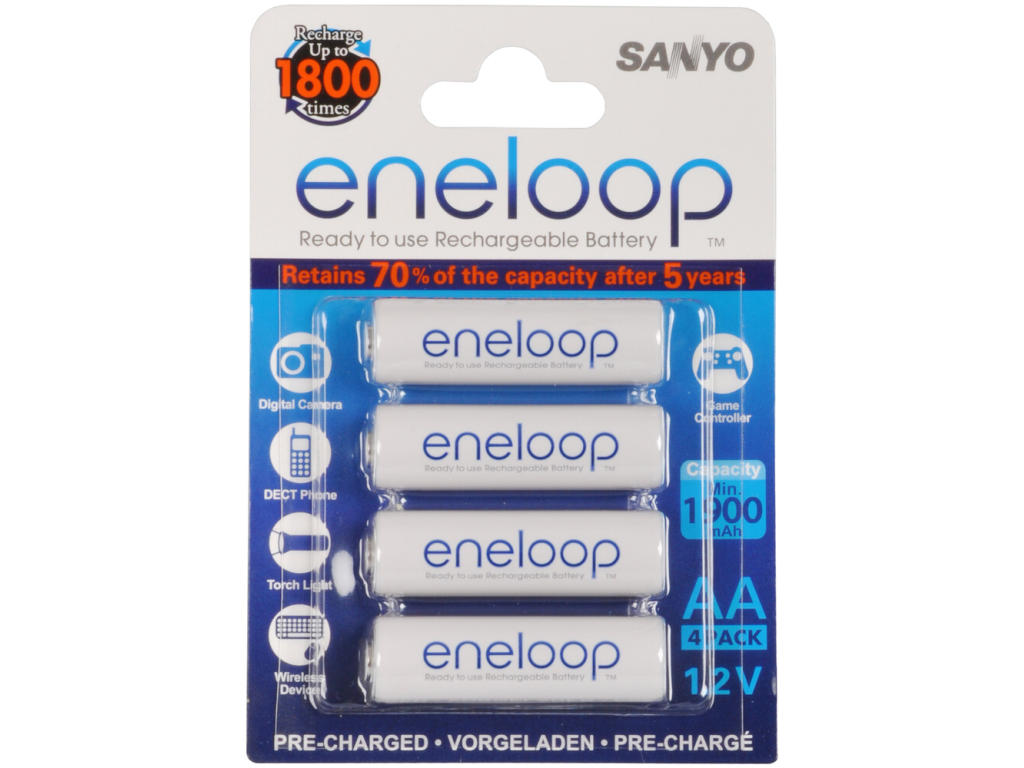 Аккумуляторы sanyo eneloop