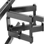 SBOX nástěnný držák na TV, naklápěcí a otočný, pro 43"–90", nosnost 60 kg, černá (PLB-61486)