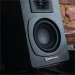 SBR Audio-Technica AT-SP3X - čierna, aktívne reproduktory, dvojpásmové, Bluetooth, RCA, USB-B, zosilňovač, diaľkové ovládanie