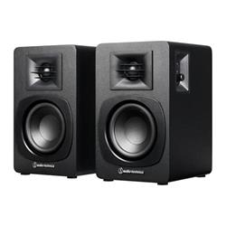 SBR Audio-Technica AT-SP3X - čierna, aktívne reproduktory, dvojpásmové, Bluetooth, RCA, USB-B, zosilňovač, diaľkové ovládanie