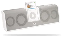 SBR Logitech mm50 5V, přenosné reproduktory pro iPod, bílá barva