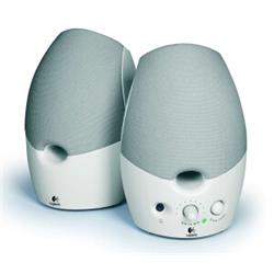 SBR LOGITECH S2-50 OEM, 2 bíle celopásm. repro