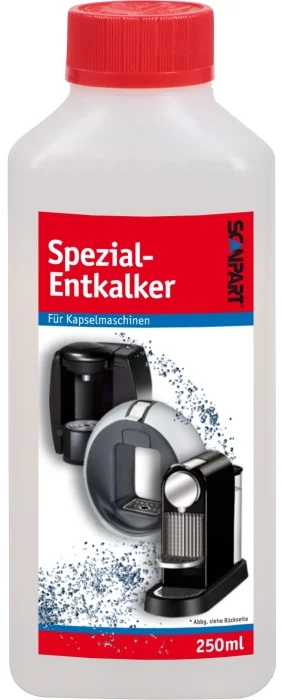 Scanpart Tekutý odstraňovač vodního kamene pro kapslové kávovary, 250 ml