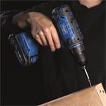 Scheppach C-DD45-X-SET S 20 V IXES akumulátorová vŕtačka a skrutkovač + 2 Ah batéria + nabíjačka 2,4 A
