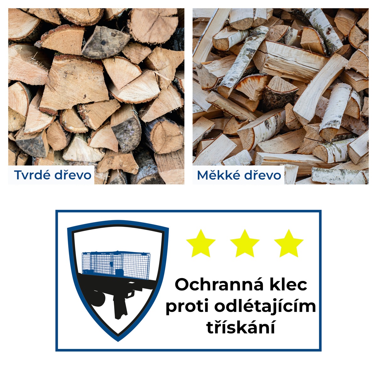 Scheppach HL 760 LS horizontální štípač na dřevo 7t se stojanem