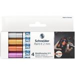 SCHNEIDER Akrylové popisovače "Paint-It 011", 4 kovové barvy, 2 mm ML01111501