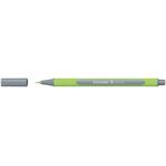 SCHNEIDER Fineliner "Line-Up", Silver šedá, 0,4 mm