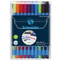 SCHNEIDER Kuličkové pero "Slider Edge XB" sada, mix barev, 0,7 mm, s uzávěrem