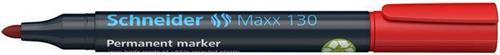 SCHNEIDER Permanentní popisovač "Maxx 130", červená, 1-3mm, kuželový hrot