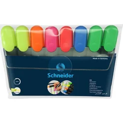 SCHNEIDER Zvýrazňovače "Job 150", sada, 8 barev, 1-5 mm