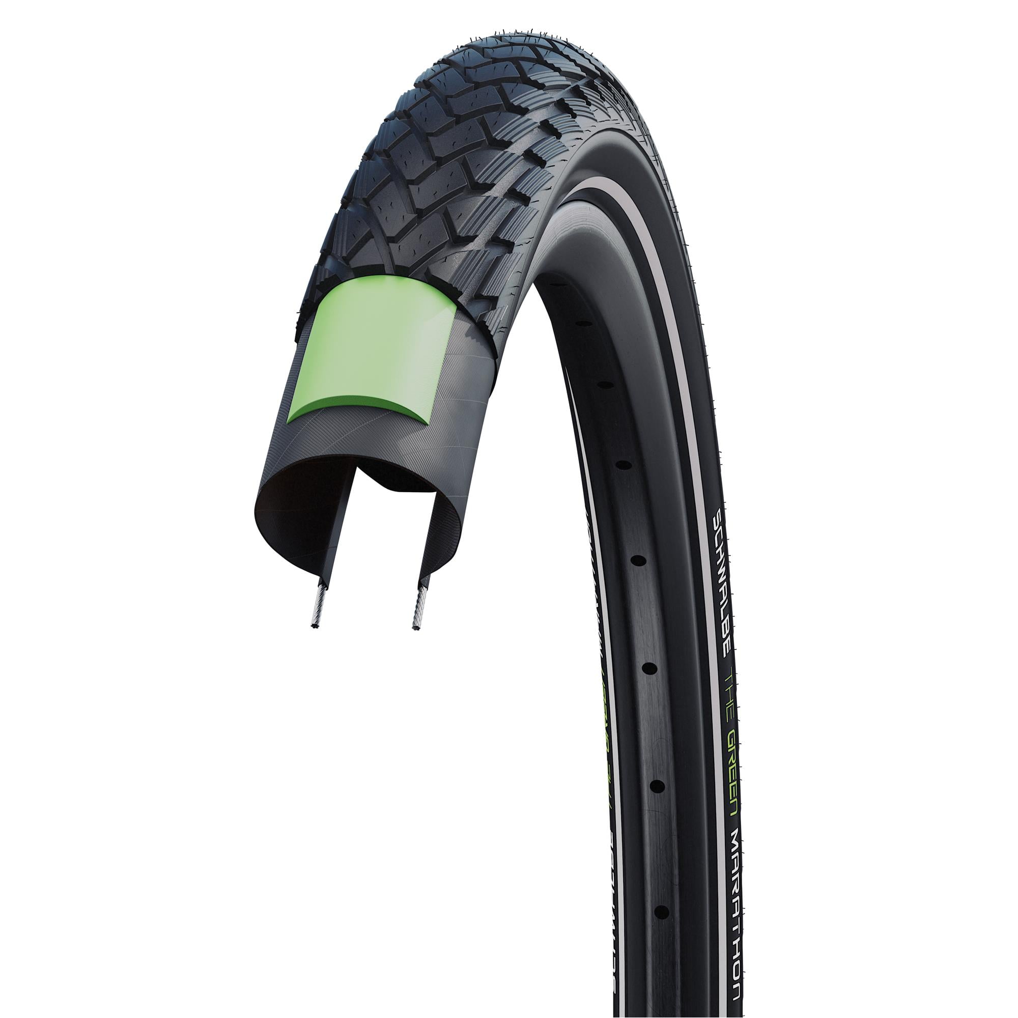 Schwalbe plášť Green Marathon 20x1.75 AddixEco GreenGuard reflexní pruh
