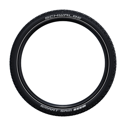 Schwalbe plášť Smart Sam Plus 28x1,85 ETRTO 47-622 AddixPerformance DoubleDefense GreenGuard reflexní pruh