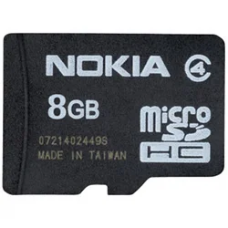 SECURE DIGITAL MICRO 8GB microSD(SDHC) class4 Nokia MU-43