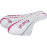 Sedlo FORCE KIDS 16-20", biele a ružové