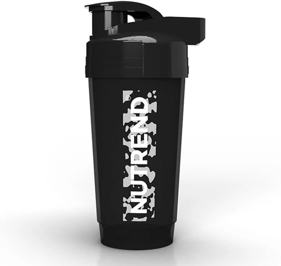 Šejker Nutrend s maskovacím logom 700 ml, čierny