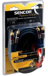 SENCOR Digitální audio kabel, 2x Cinch/RCA konektor - 2x Cinch/RCA, 1,5m