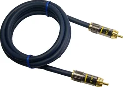 SENCOR Digitální video koaxiální kabel, Cinch/RCA-Cinch/RCA, 1,5m, pr. 7mm