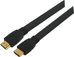 SENCOR HDMI 19pin, konektor A/M - konektor A/M, pozlacený, plochý kabel, délka 1,5 m