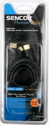 SENCOR HDMI 19pin, konektor/M - konektor/M, pozlacený, délka 15 m