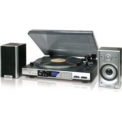 SENCOR  Kvalitní gramofon s přímým kódováním do MP3 STT 012E, 2x2W, záznam na USB nebo SD/MMC