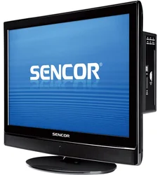 SENCOR LCD s DVD SLT 1959DVD, 48 cm (19"), 1440 x 900, záznam DVB-T na USB, VGA, HDMI, SCART
