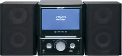 SENCOR mikrosystém s LCD 7" SHC XD090T, DVB-T a analogový tuner, USB, 2 x 30 W,