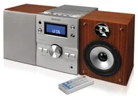 SENCOR mikrosystém SMC 703 S stříbrný, CD, CD-R, CD-RW, MP3, LCD, USB, čtečka SD/MMC, program. přehrávání CD/MP3