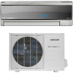 SENCOR Nástěnná klimatizace děleného typu SAC 1230, Výkon chlazení/topení 3500/3800 W, TURBO, FOLLOW ME