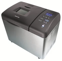 SENCOR Pekárna chleba SBR 950SS, nerez, 670W, 12 programů, 1000 g, LCD,