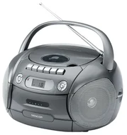 SENCOR Přenosný radiomagnetofon s CD/MP3 SPT 204, CD-R/ RW, program. přehrávání (20 skladeb), LCD disp., stereo FM