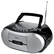 SENCOR Přenosný radiomagnetofon s CD SPT 103, CD-R / RW, program. přehrávání (20 skladeb), LCD disp., stereo FM