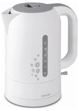 SENCOR Rychlovarná konvice SWK 1706 bílá, 2000 W, 1.7l, nerez topné dno, stylový design