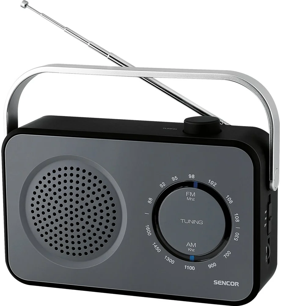 Sencor SRD 2100 B Prenosný FM/AM rádioprijímač