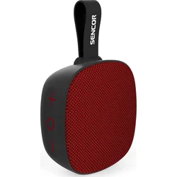 Sencor SSS 1060 NYX MINI RED Voděodolný reproduktor stupně krytí IPX7, Kryt reproduktoru z prémiové tkaniny, Funkce TWS (True Wireless Stereo) - Reproduktory
