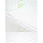 Sensillo Kojenecký polštář - klín bílý Luxe s aloe vera 30x38 cm do kočárku