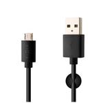 Set autonabíječky FIXED s USB výstupem a USB/micro USB kabelu, 1 metr, 12W, černá