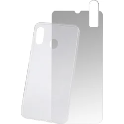 Set silikonové pouzdro + tvrzené sklo pro Samsung A20e