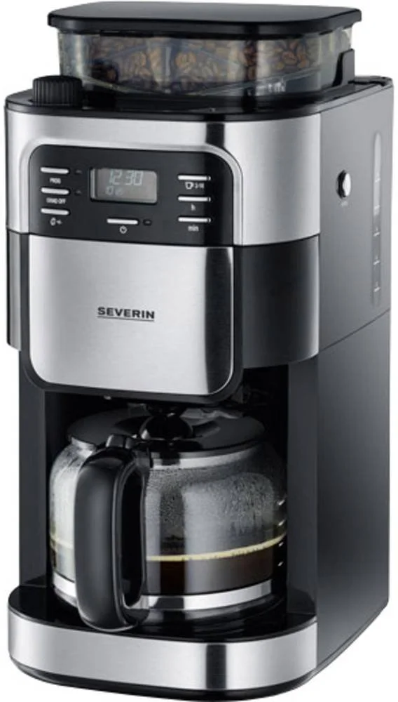 Severin KA 4810, čierna/nerezová