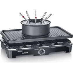 Severin RG 2347 raclette + fondue, čierna