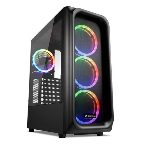 SHARKOON RGB TG5M ATX MidiTower Black