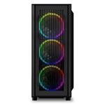 SHARKOON RGB Wave ATX MidiTower Black