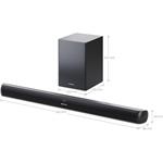 Sharp HT-SBW202 2.1k Soundbar s bezdrátovým subwoofrem