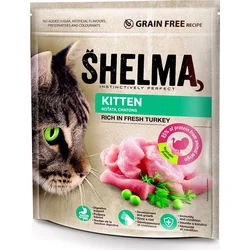 SHELMA Cat Kitten Freshmeat Turkey GF 750 g granule pro koťata