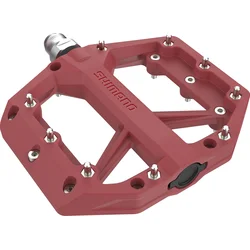 SHIMANO pedály MTB-ostatní PD-GR400 Flat pedály bez odrazek červené bal