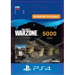SI - 5,000 Call of Duty®: Warzone™ Points elektronická licence